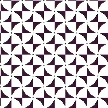 Geometrik süslemeli vektör deseni. Kusursuz tasarım dokusu 