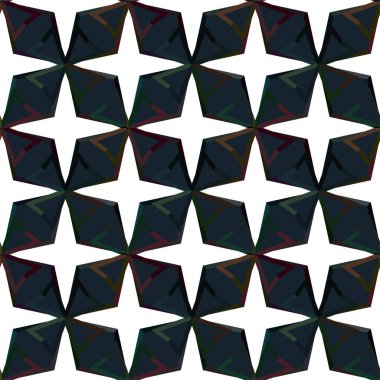 Soyut geometrik süslemesiz desen. tasarım arkaplanı, vektör illüstrasyonu