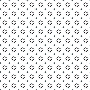 Geometrik süslemeli vektör deseni. Kusursuz tasarım dokusu 