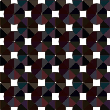 Soyut geometrik süslemesiz desen. tasarım arkaplanı, vektör illüstrasyonu