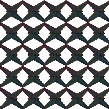 Geometrik süslemeli vektör deseni. Kusursuz tasarım dokusu 