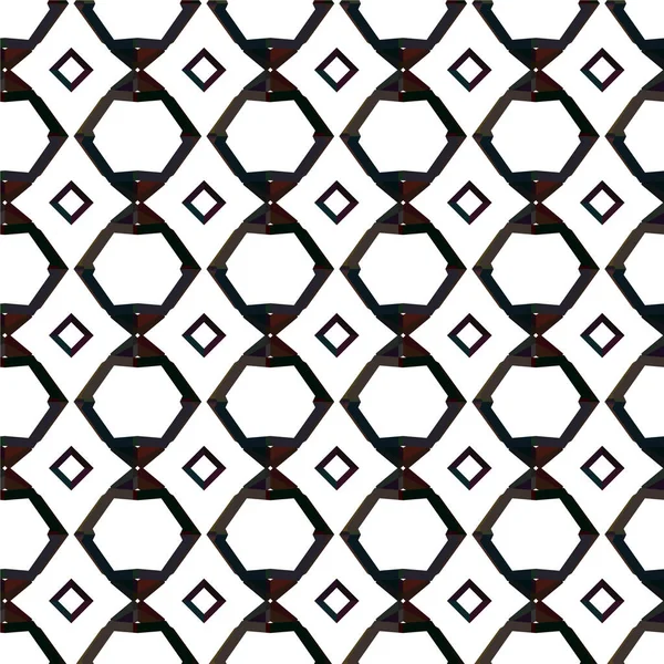 Abstract Geometric Ornamental Fără Sudură Model Design Background Ilustrație Vectorială — Vector de stoc