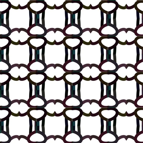 Motif Ornemental Géométrique Abstrait Sans Couture Fond Design Illustration Vectorielle — Image vectorielle