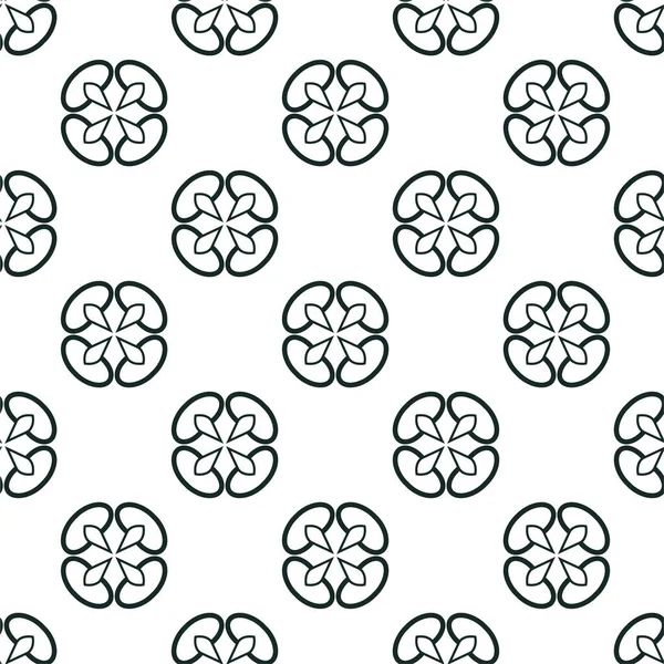 Geometrik süslemeli vektör deseni. Kusursuz tasarım dokusu 