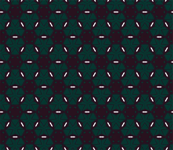 Motif Ornemental Géométrique Abstrait Sans Couture Fond Design Illustration Vectorielle — Image vectorielle