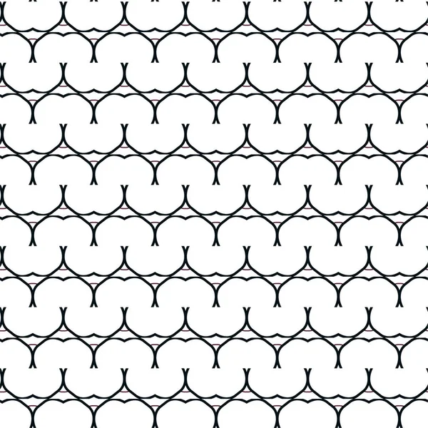 Motif Ornemental Géométrique Abstrait Sans Couture Fond Design Illustration Vectorielle — Image vectorielle