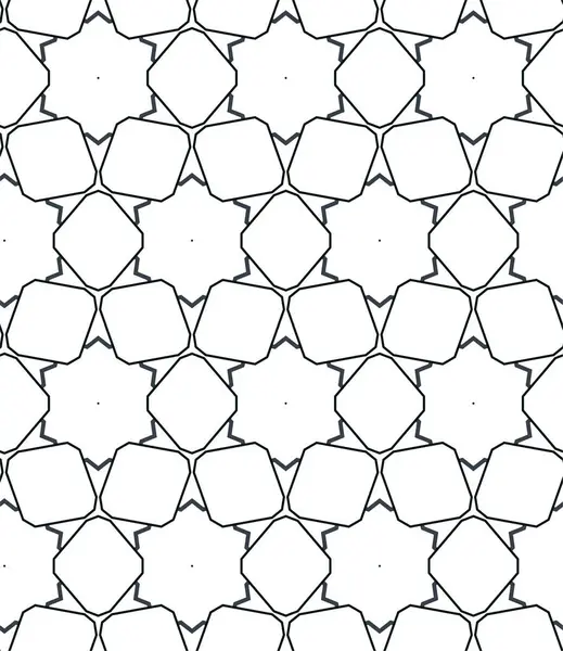 Абстрактный Геометрический Орнаментальный Бесшовный Рисунок Фон Проектирования Векторная Иллюстрация — стоковый вектор