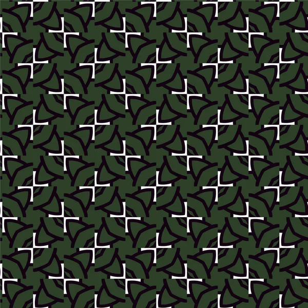 Patrón Vectorial Ornamental Geométrico Textura Diseño Sin Costuras — Vector de stock