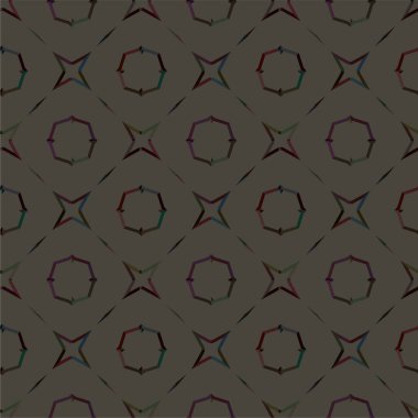 Soyut geometrik süslemesiz desen. tasarım arkaplanı, vektör illüstrasyonu