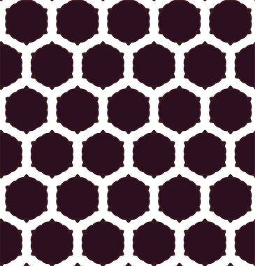 Geometrik süslemeli vektör deseni. Kusursuz tasarım dokusu 