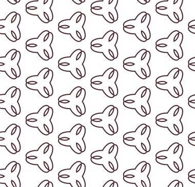 Geometrik süslemeli vektör deseni. Kusursuz tasarım dokusu 