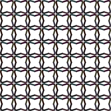 Soyut geometrik süslemesiz desen. tasarım arkaplanı, vektör illüstrasyonu