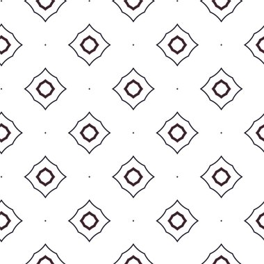 Geometrik süslemeli vektör deseni. Kusursuz tasarım dokusu 
