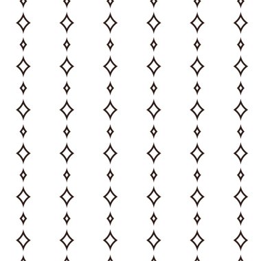 Geometrik süslemeli vektör deseni. Kusursuz tasarım dokusu 