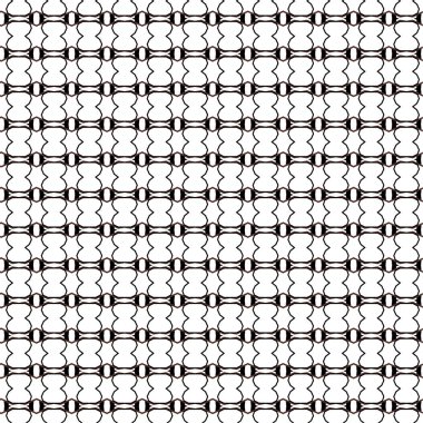 Geometrik süslemeli vektör deseni. Kusursuz tasarım dokusu 