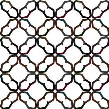 Soyut geometrik süslemesiz desen. tasarım arkaplanı, vektör illüstrasyonu