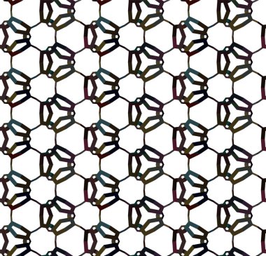 Soyut geometrik süslemesiz desen. tasarım arkaplanı, vektör illüstrasyonu