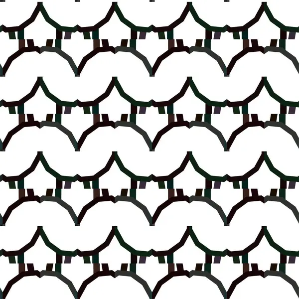 Abstrakte Geometrische Ornamentale Nahtlose Muster Design Hintergrund Vektorillustration — Stockvektor