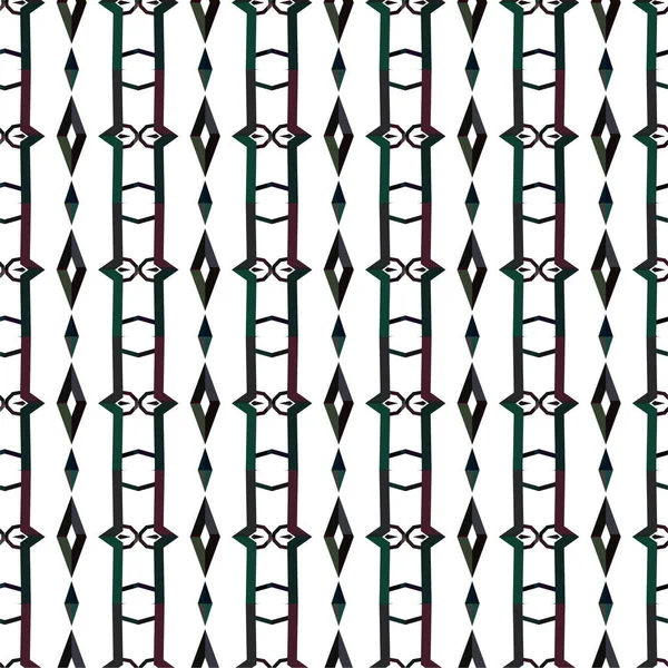 Geometrisches Ornamentales Vektormuster Nahtlose Design Textur — Stockvektor