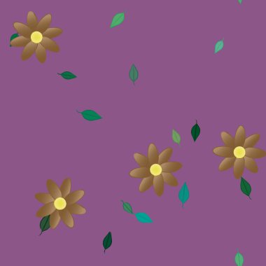 Çiçeksiz arka plan, vektör illüstrasyonu