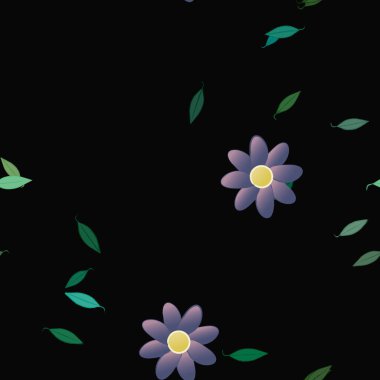 Çiçeksiz arka plan, vektör illüstrasyonu