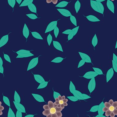 Çiçeksiz arka plan, vektör illüstrasyonu