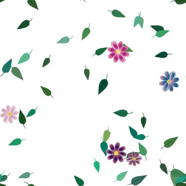 Çiçeksiz arka plan, vektör illüstrasyonu