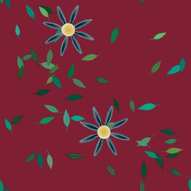 Çiçeksiz arka plan, vektör illüstrasyonu