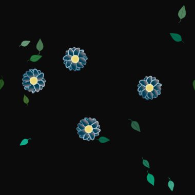 Çiçeksiz arka plan, vektör illüstrasyonu