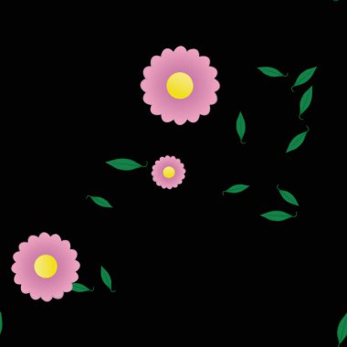 Çiçeksiz arka plan, vektör illüstrasyonu