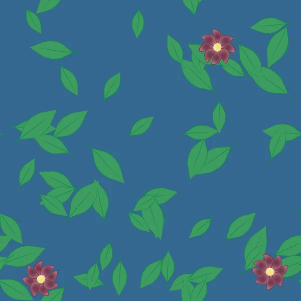 Hermoso Fondo Sin Costura Floral Ilustración Vectores — Archivo Imágenes Vectoriales