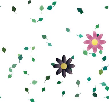 Çiçeksiz arka plan, vektör illüstrasyonu