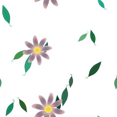 Çiçeksiz arka plan, vektör illüstrasyonu