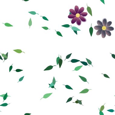 Çiçeksiz arka plan, vektör illüstrasyonu