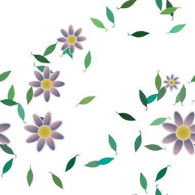 Çiçeksiz arka plan, vektör illüstrasyonu