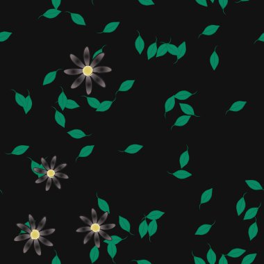 Çiçeksiz arka plan, vektör illüstrasyonu