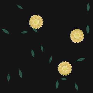 Çiçeksiz arka plan, vektör illüstrasyonu