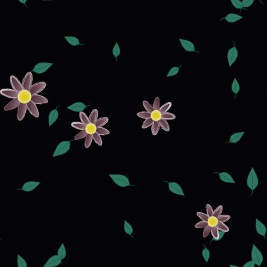 Çiçeksiz arka plan, vektör illüstrasyonu