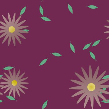 Çiçeksiz arka plan, vektör illüstrasyonu