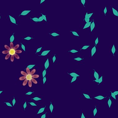 Çiçeksiz arka plan, vektör illüstrasyonu