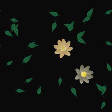 Çiçeksiz arka plan, vektör illüstrasyonu