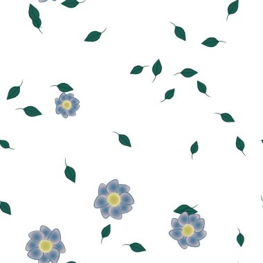 Çiçeksiz arka plan, vektör illüstrasyonu