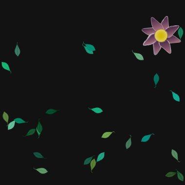 Çiçeksiz arka plan, vektör illüstrasyonu