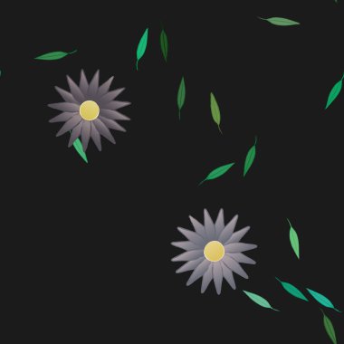 Çiçeksiz arka plan, vektör illüstrasyonu