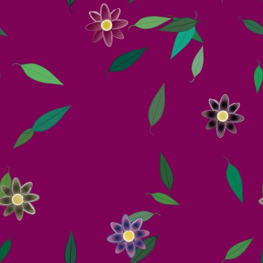 Çiçeksiz arka plan, vektör illüstrasyonu