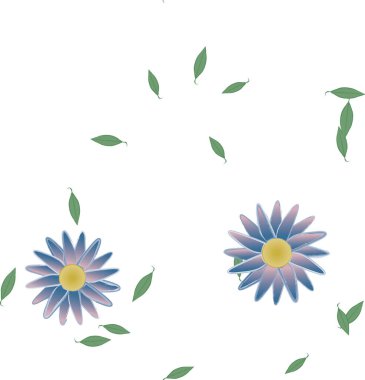 Çiçeksiz arka plan, vektör illüstrasyonu