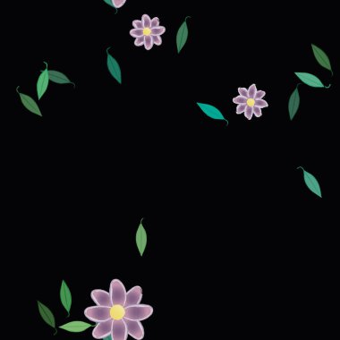 Çiçeksiz arka plan, vektör illüstrasyonu