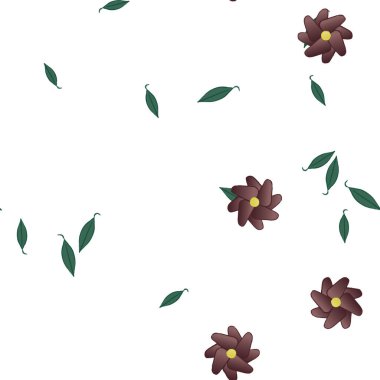 Çiçeksiz arka plan, vektör illüstrasyonu