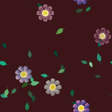 Çiçeksiz arka plan, vektör illüstrasyonu