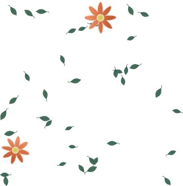 Çiçeksiz arka plan, vektör illüstrasyonu